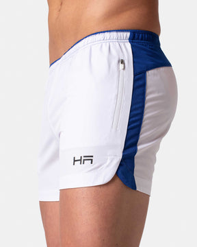 Sport Training 4.5" Shorts - White/Helsinki Blue
