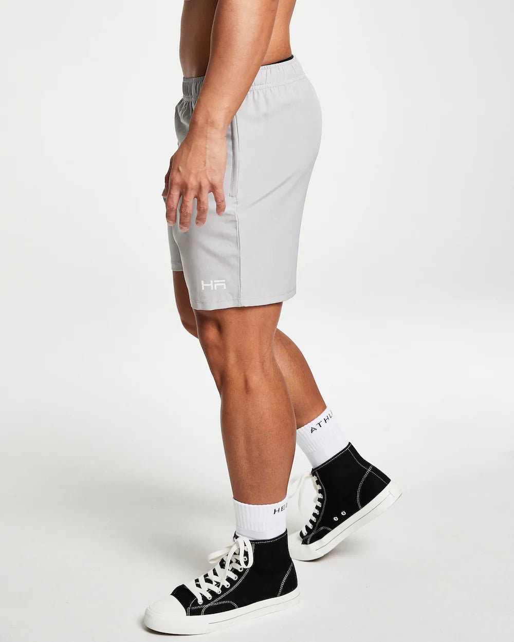 Aro 7" Gym Shorts - Cool Grey